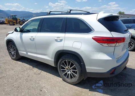 2017 Toyota Highlander Se из США, поврежденный, VIN 5TDJZRFH4HS363549